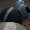 Cozy felt cat bed made in Nepal