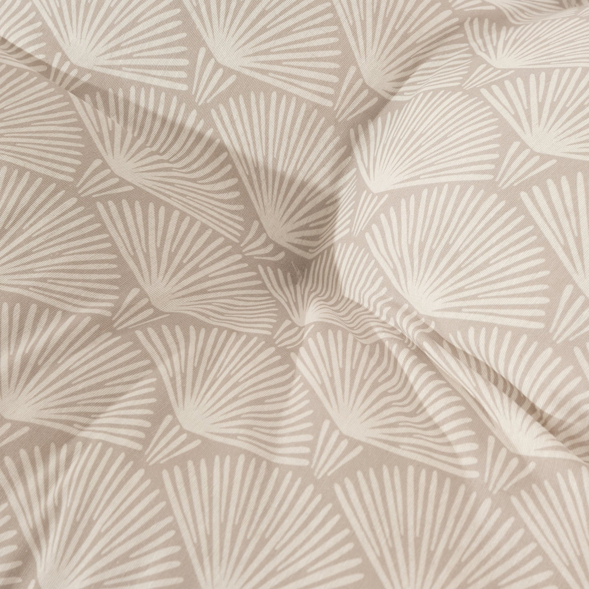 Water-resistant dog bed with modern dandelion design