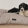 Geometric Light Pet Bed – Water-Resistant, Stain-Resistant, and Durable Fabric