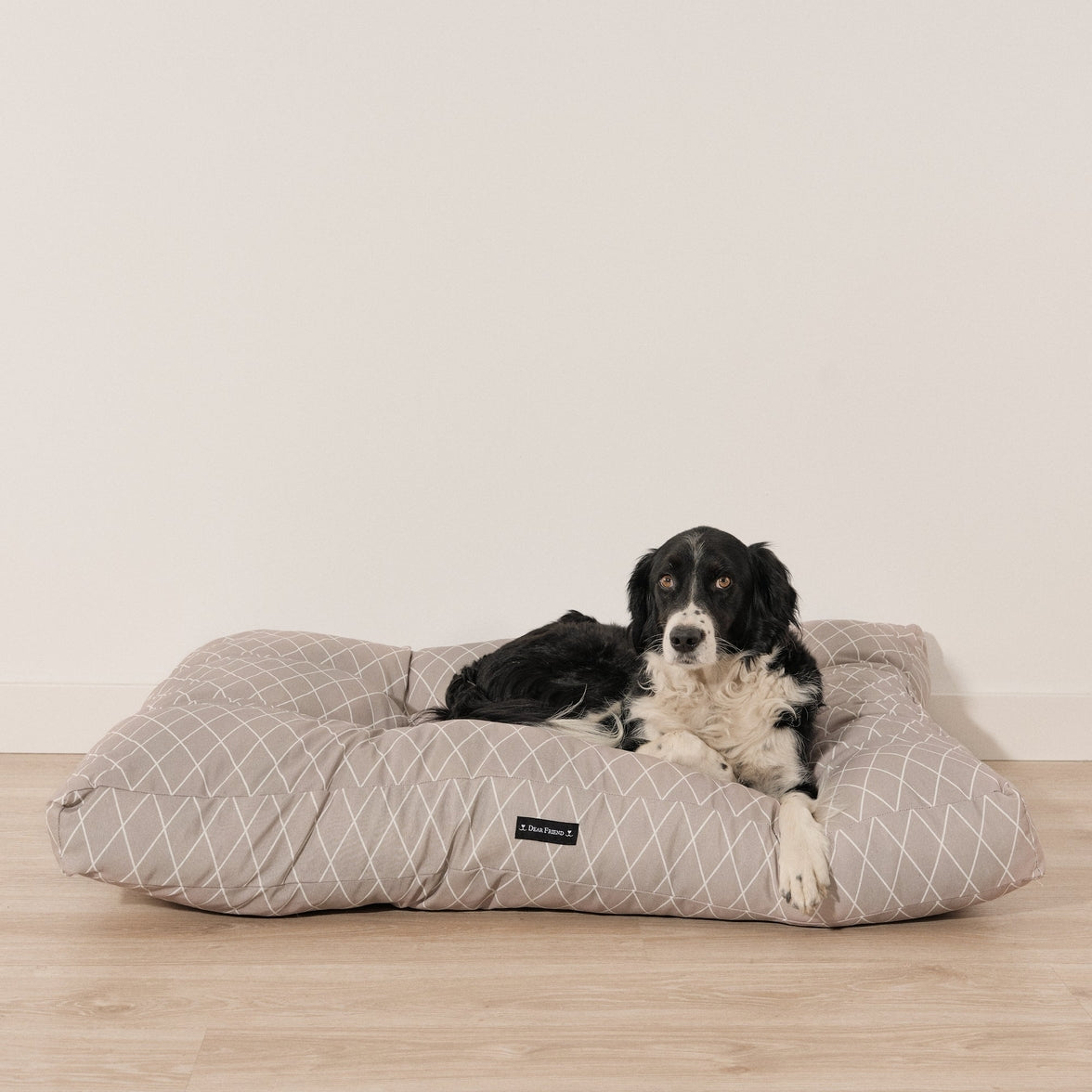 Pet Dog Bed Geometric Light – Soft, Hypoallergenic Bed for Dogs and Cats