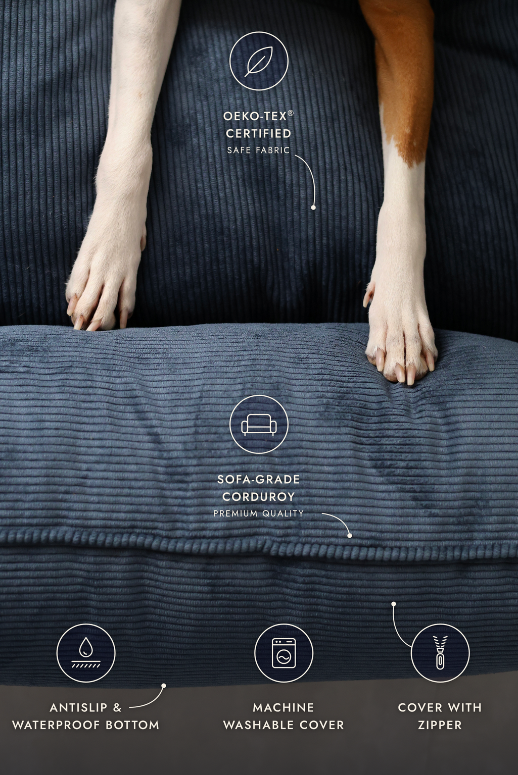 Sofa dog bed CORY by FOFFINY