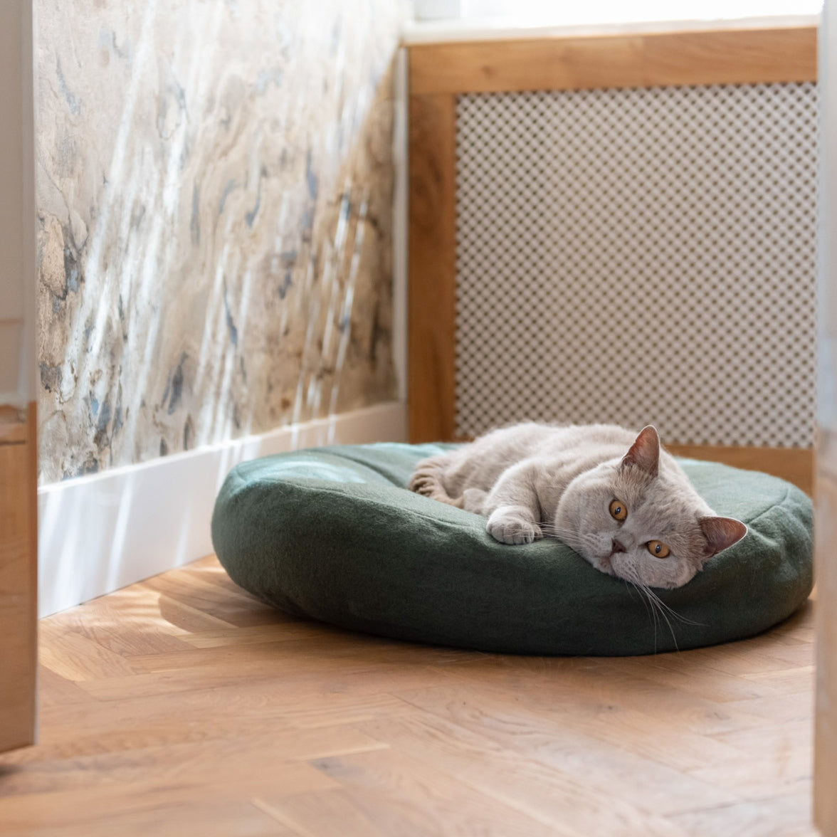 Luxury pet cat bed with premium craftsmanship
