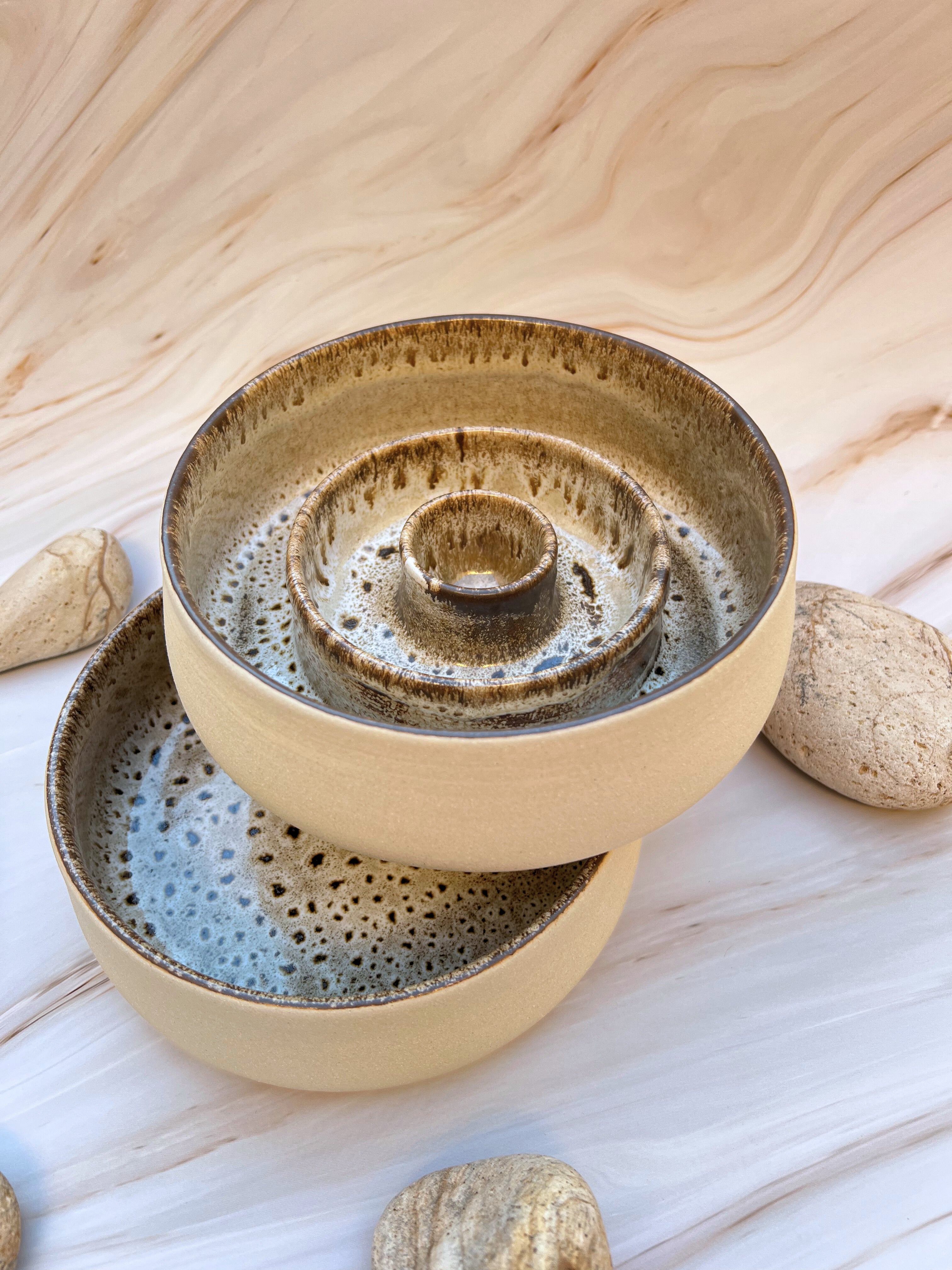 heavy ceramic dog bowl