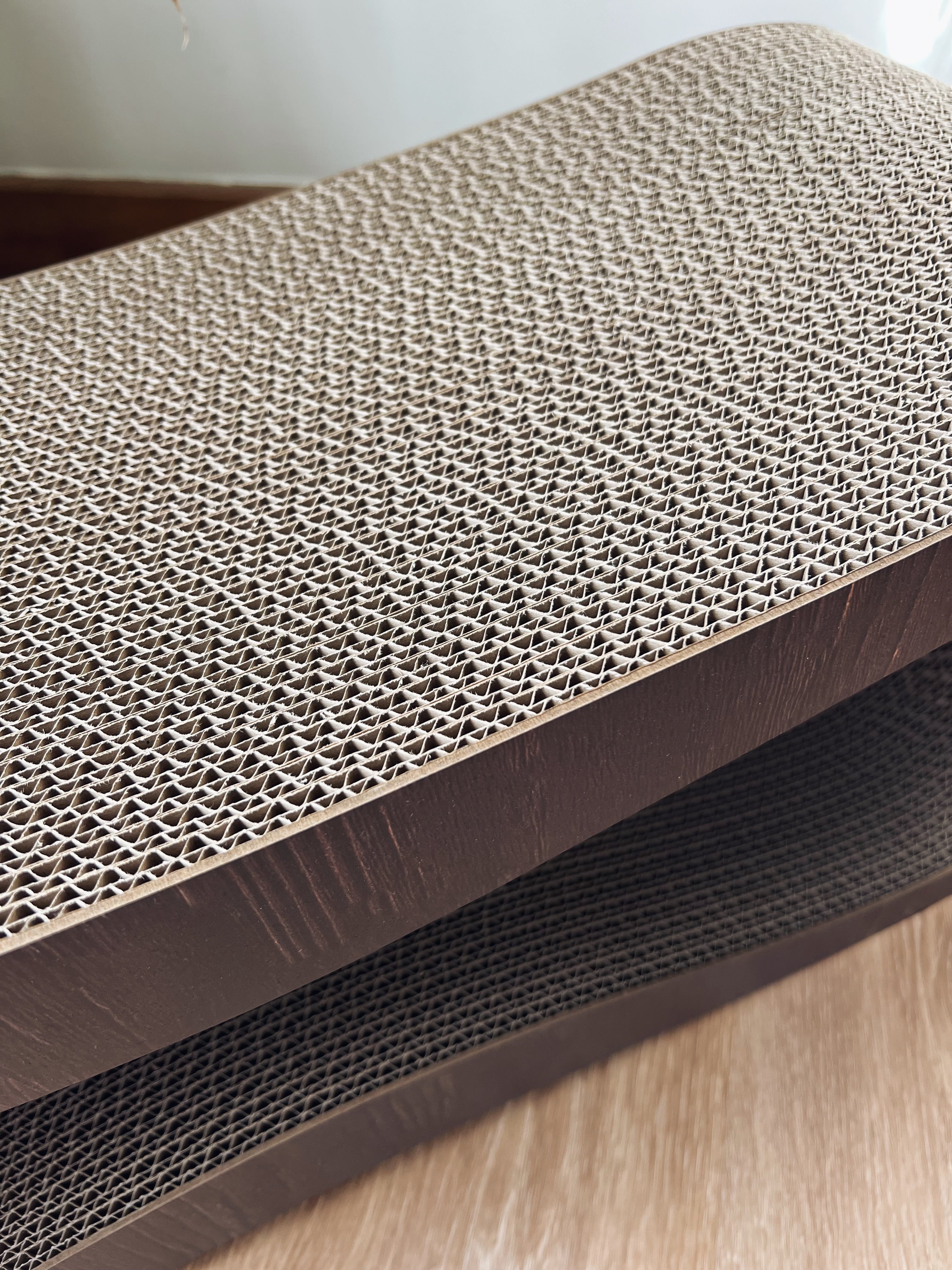 Eco-conscious large cat scratcher for indoor use

