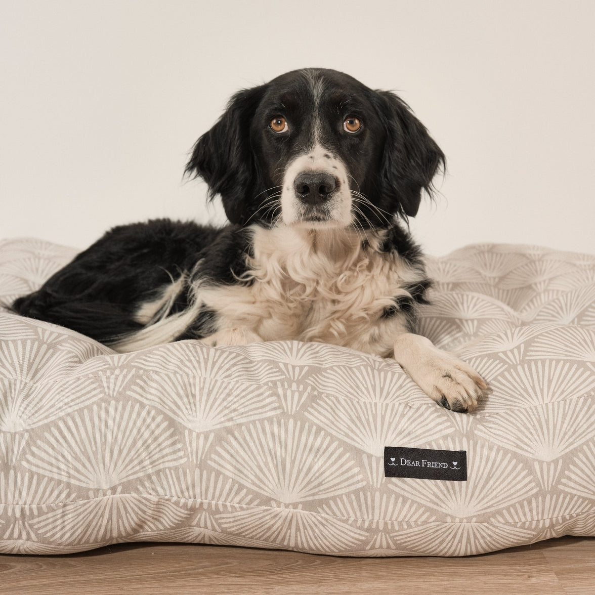 Hypoallergenic pet bed with ergonomic padding