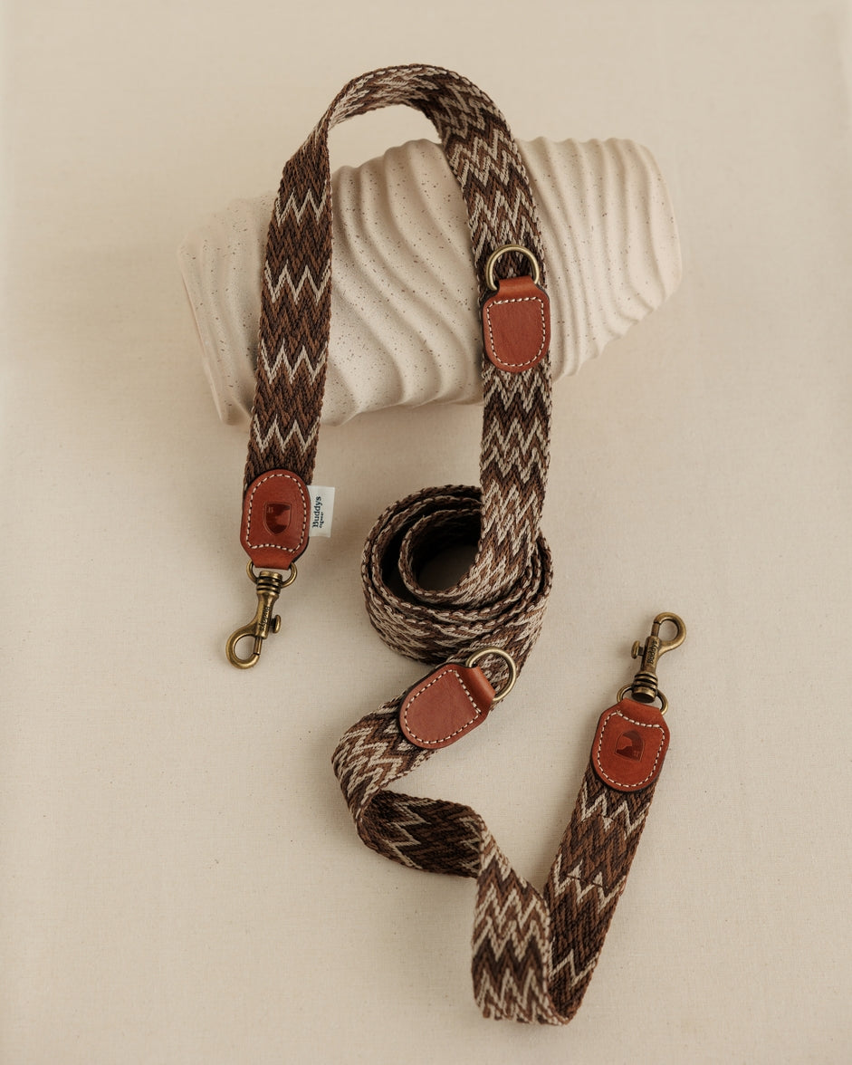 Pet Dog Adjustable Leash Peruvian Edition – Eco-Friendly 2-Meter Lead for Dogs and Cats