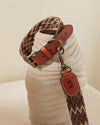Premium plaited dog collar in Peruvian Edition style