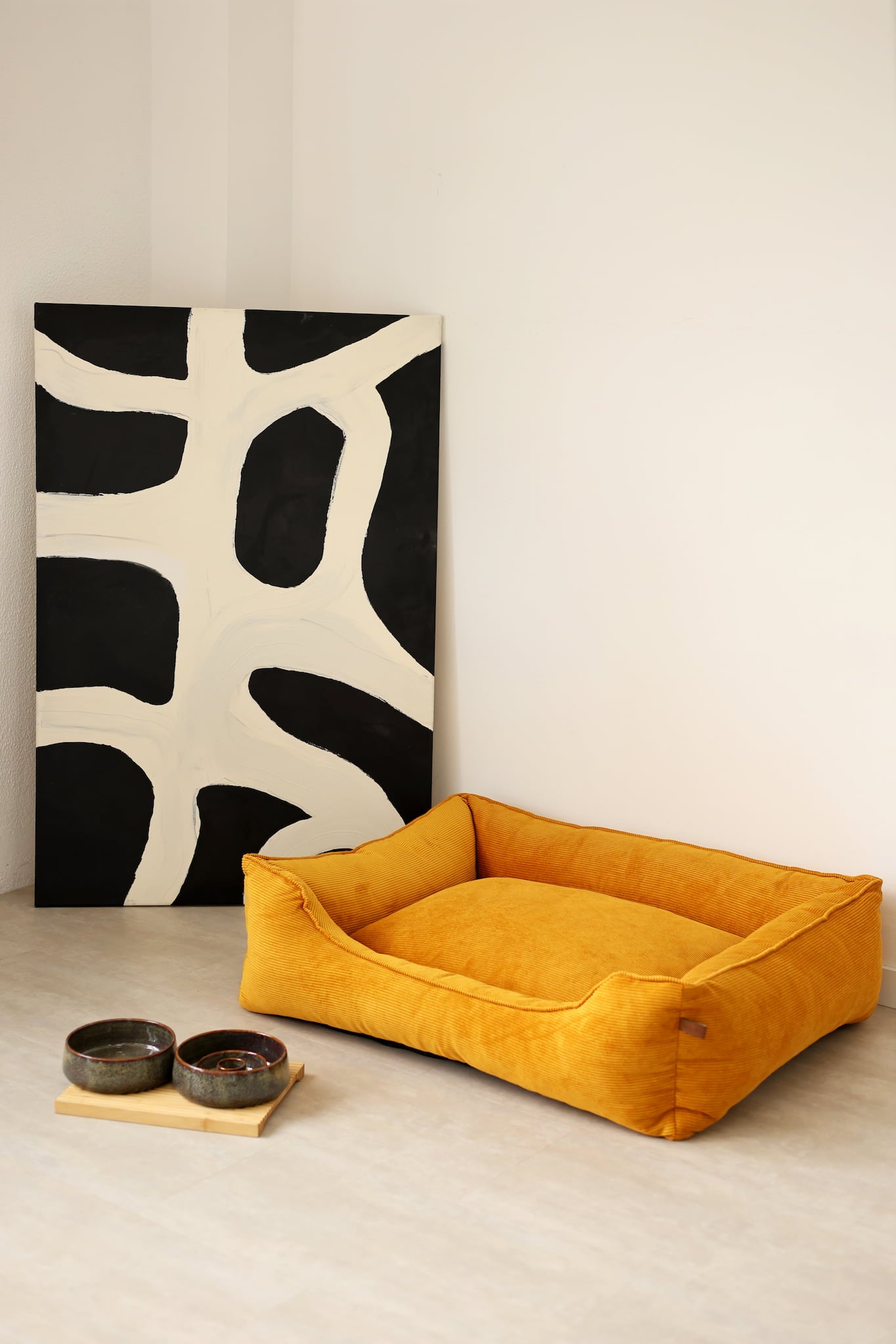 corduroy dog bed