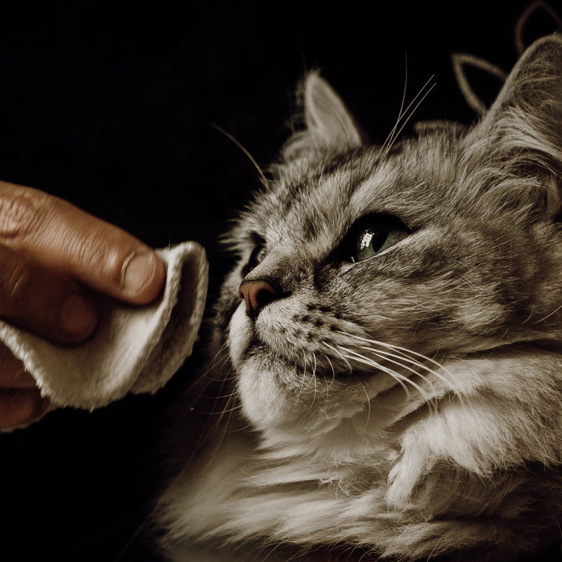 Cornflower-infused lotion for daily pet hygiene